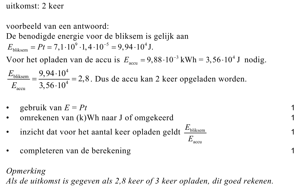 beoordelingsmodel vraag 25