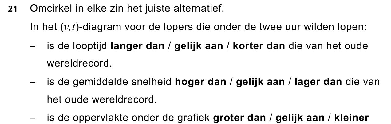 uitwerkbijlage bij vraag 21
