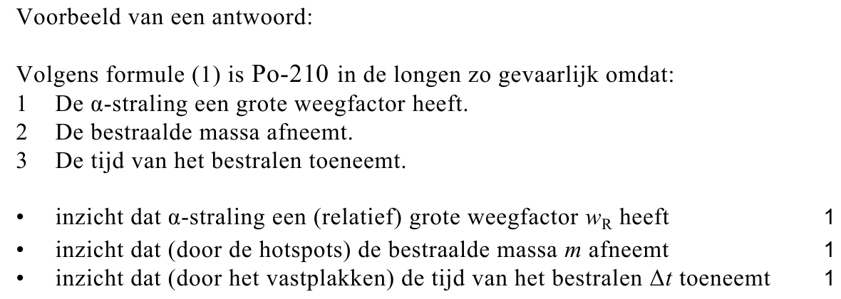 beoordelingsmodel vraag 19