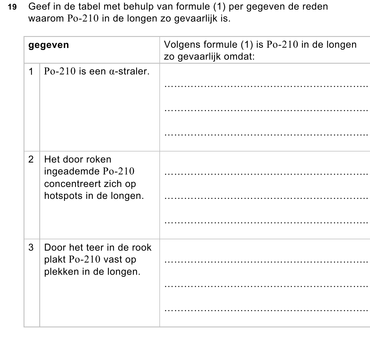 uitwerkbijlage bij vraag 19
