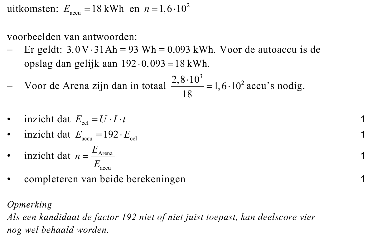 beoordelingsmodel vraag 9