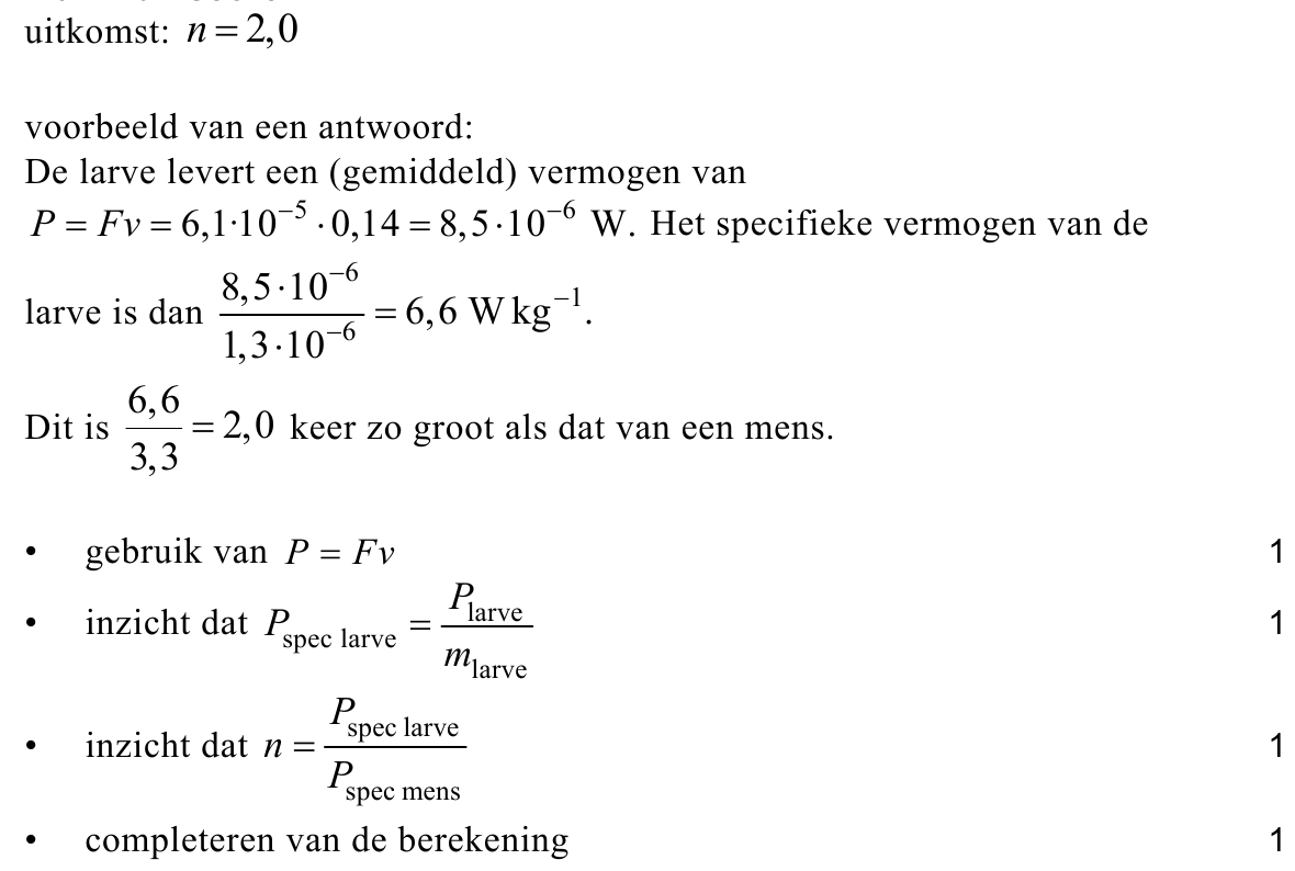 beoordelingsmodel vraag 18