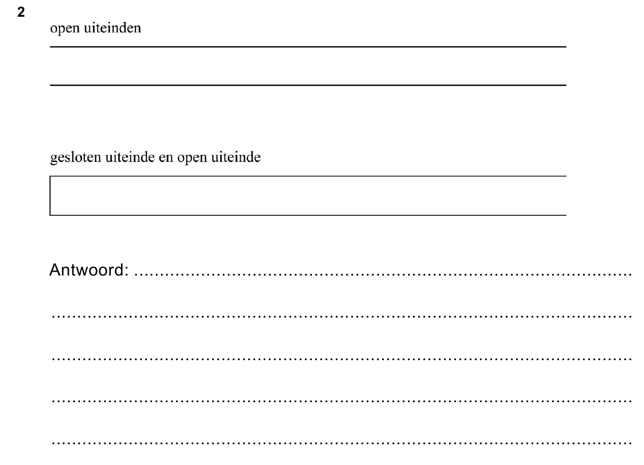 uitwerkbijlage bij vraag 2