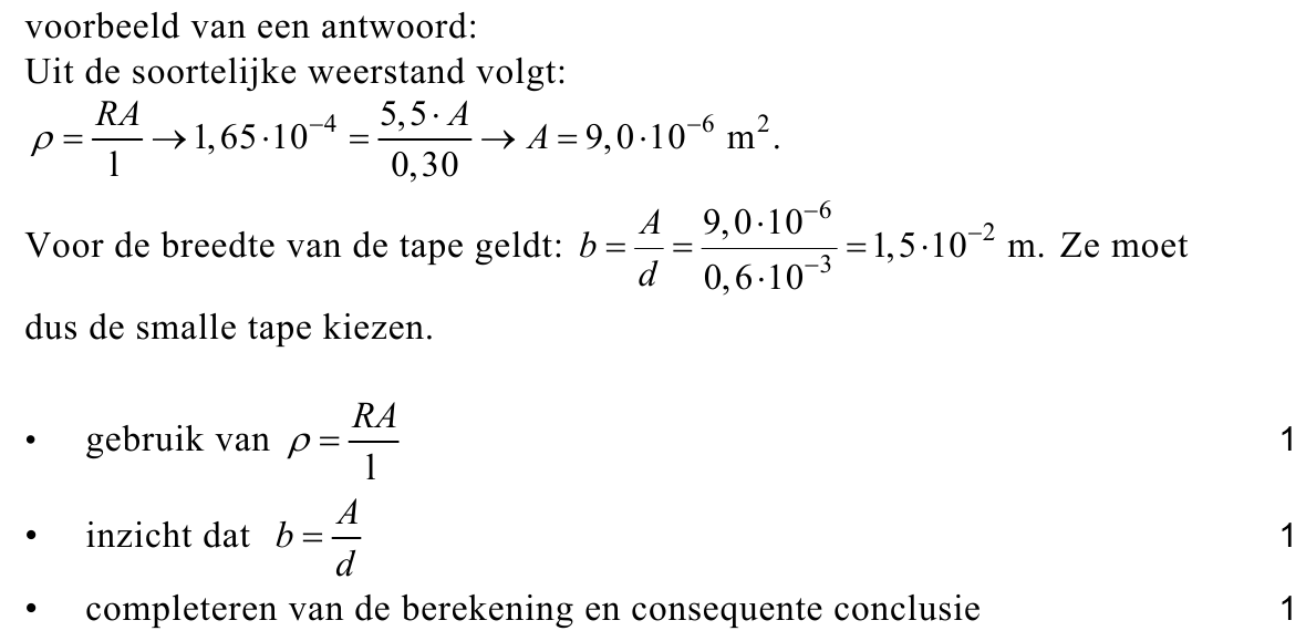 beoordelingsmodel vraag 16