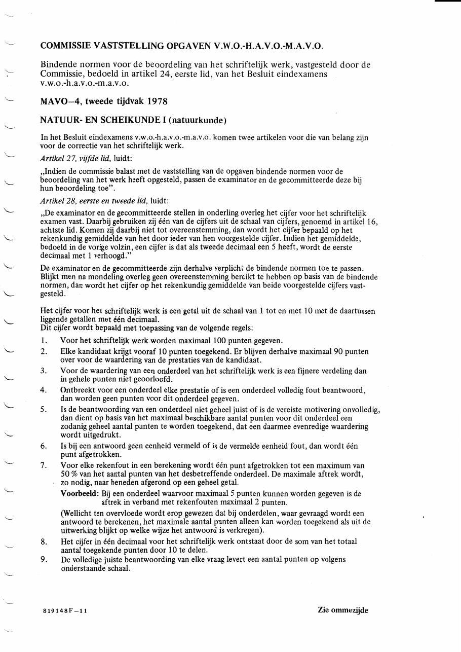beoordelingsmodel bladzijde 1