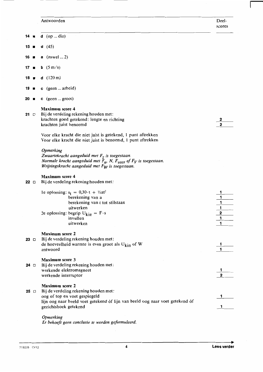 beoordelingsmodel bladzijde 4