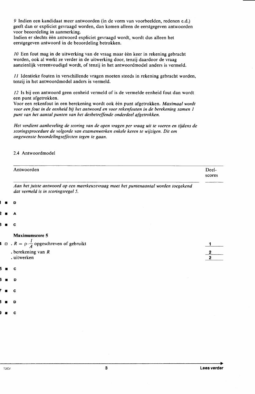 beoordelingsmodel bladzijde 3