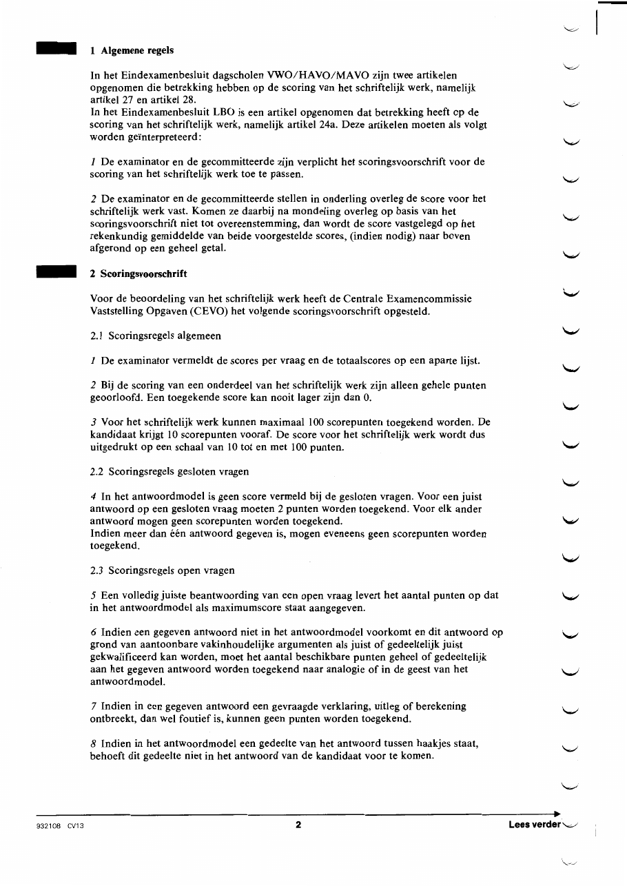 beoordelingsmodel bladzijde 2