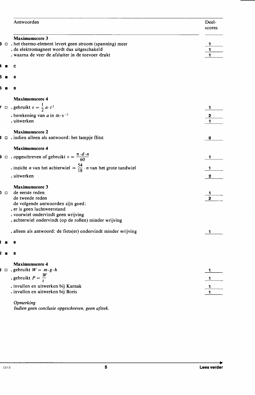 beoordelingsmodel bladzijde 5