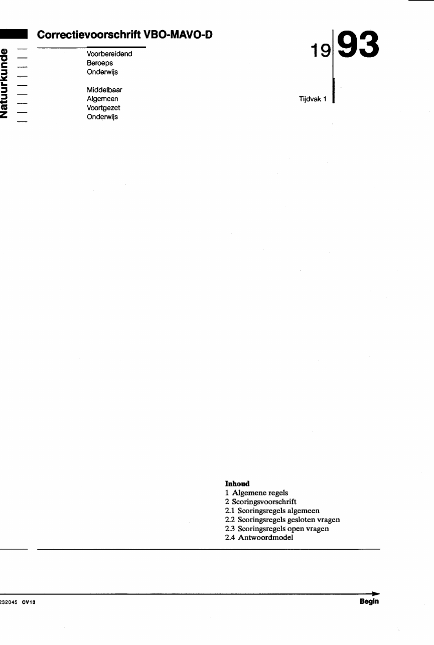 beoordelingsmodel bladzijde 1