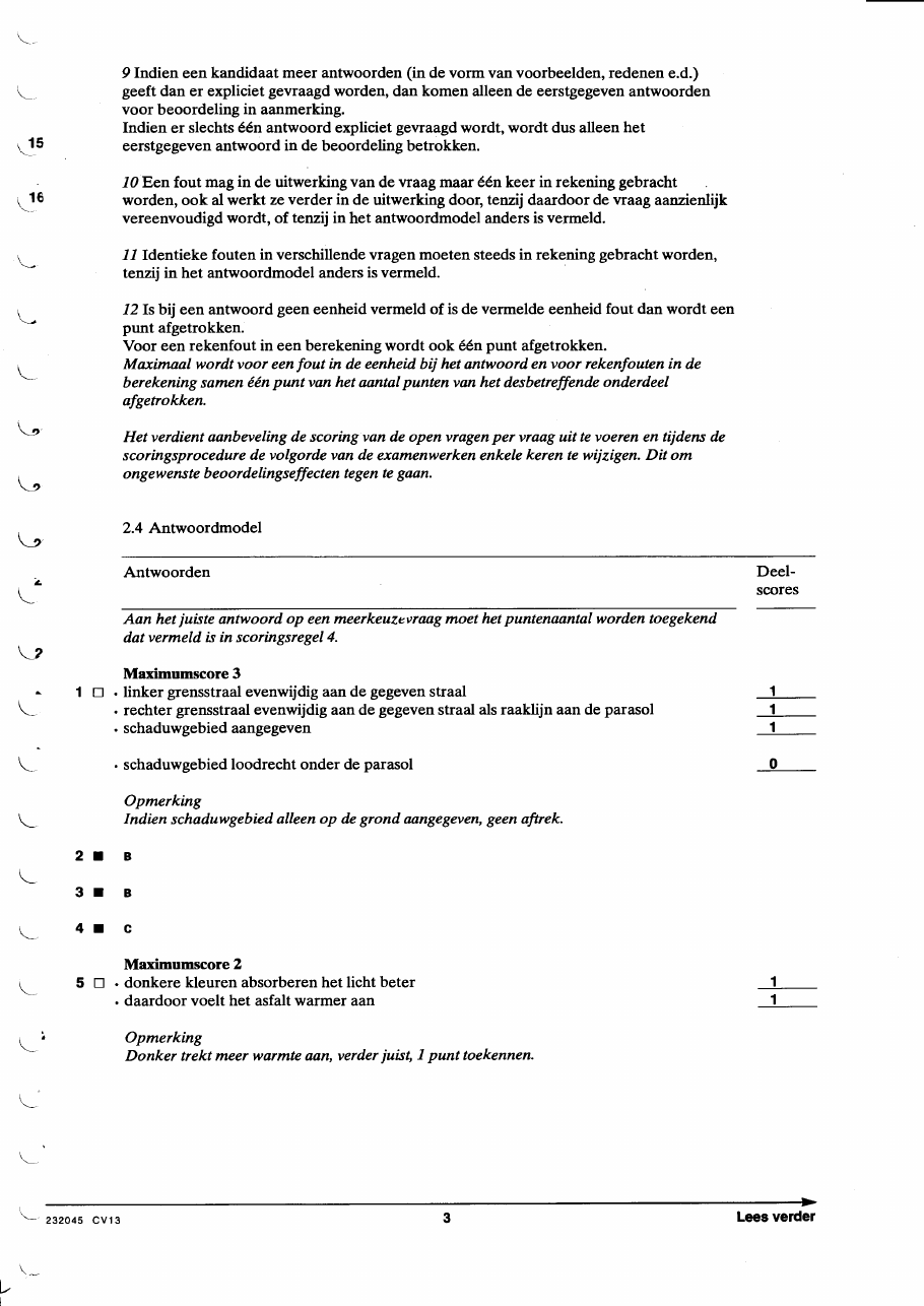 beoordelingsmodel bladzijde 3