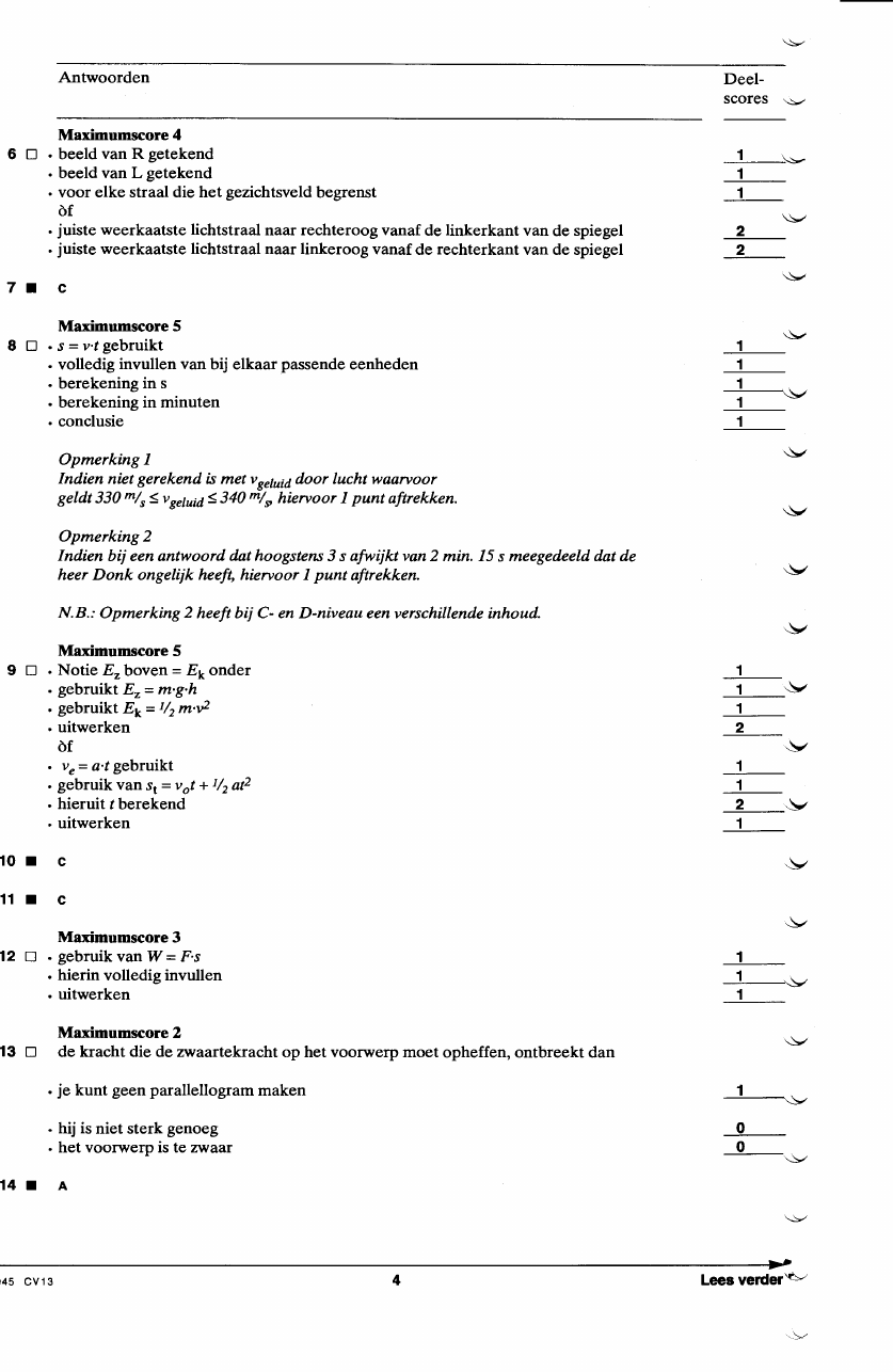beoordelingsmodel bladzijde 4
