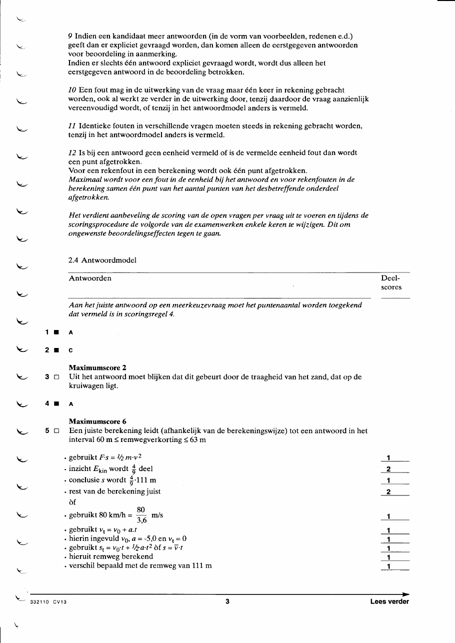 beoordelingsmodel bladzijde 3