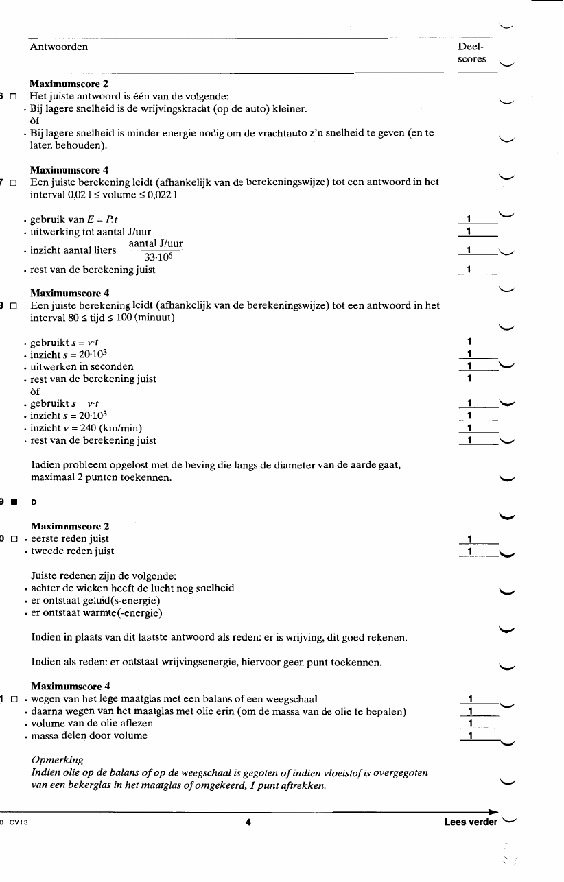 beoordelingsmodel bladzijde 4