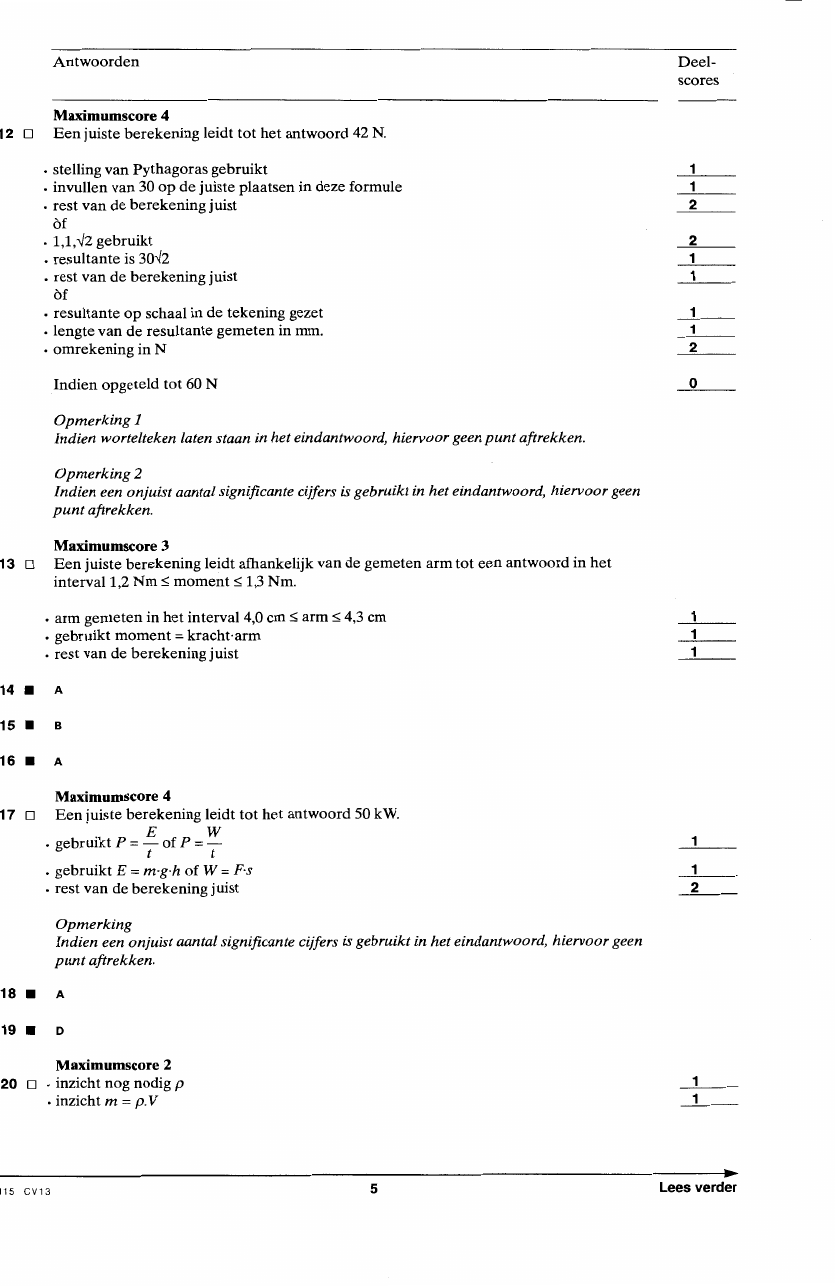 beoordelingsmodel bladzijde 5