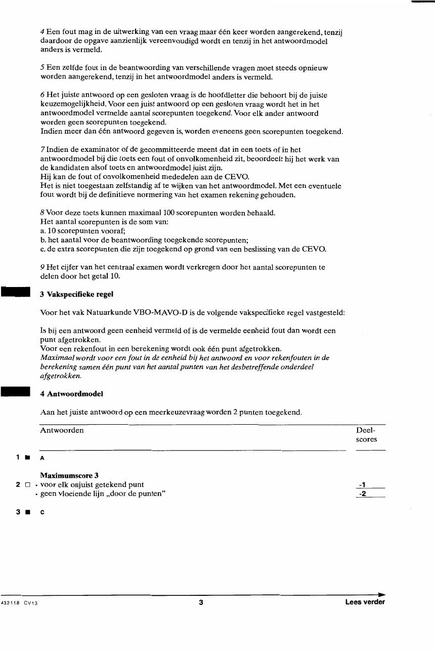 beoordelingsmodel bladzijde 3