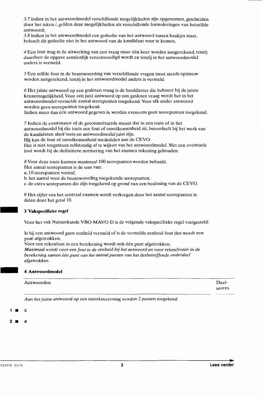 beoordelingsmodel bladzijde 3
