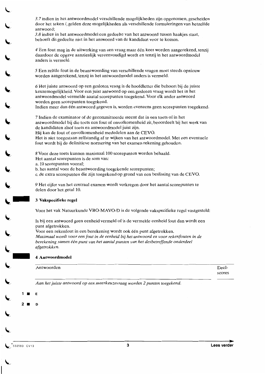 beoordelingsmodel bladzijde 3