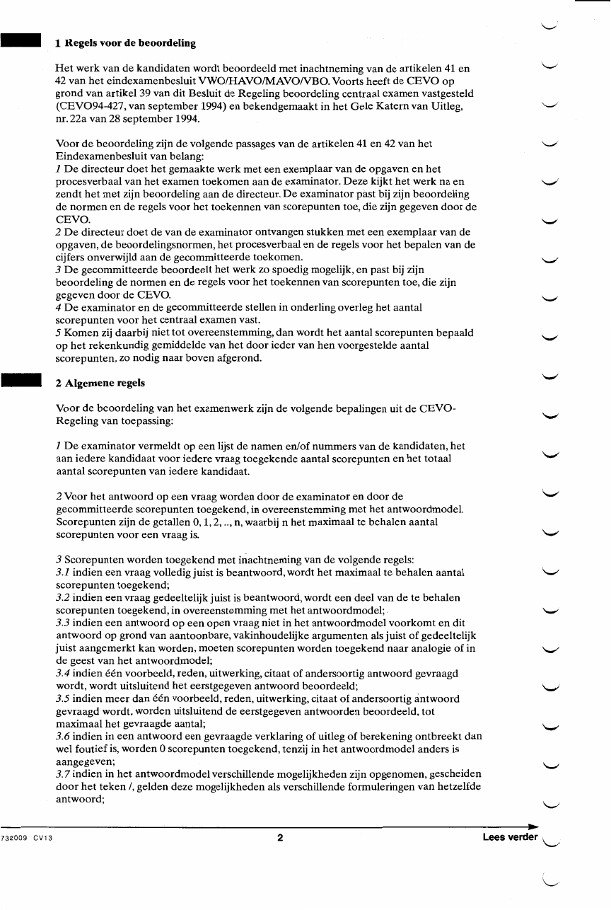 beoordelingsmodel bladzijde 2