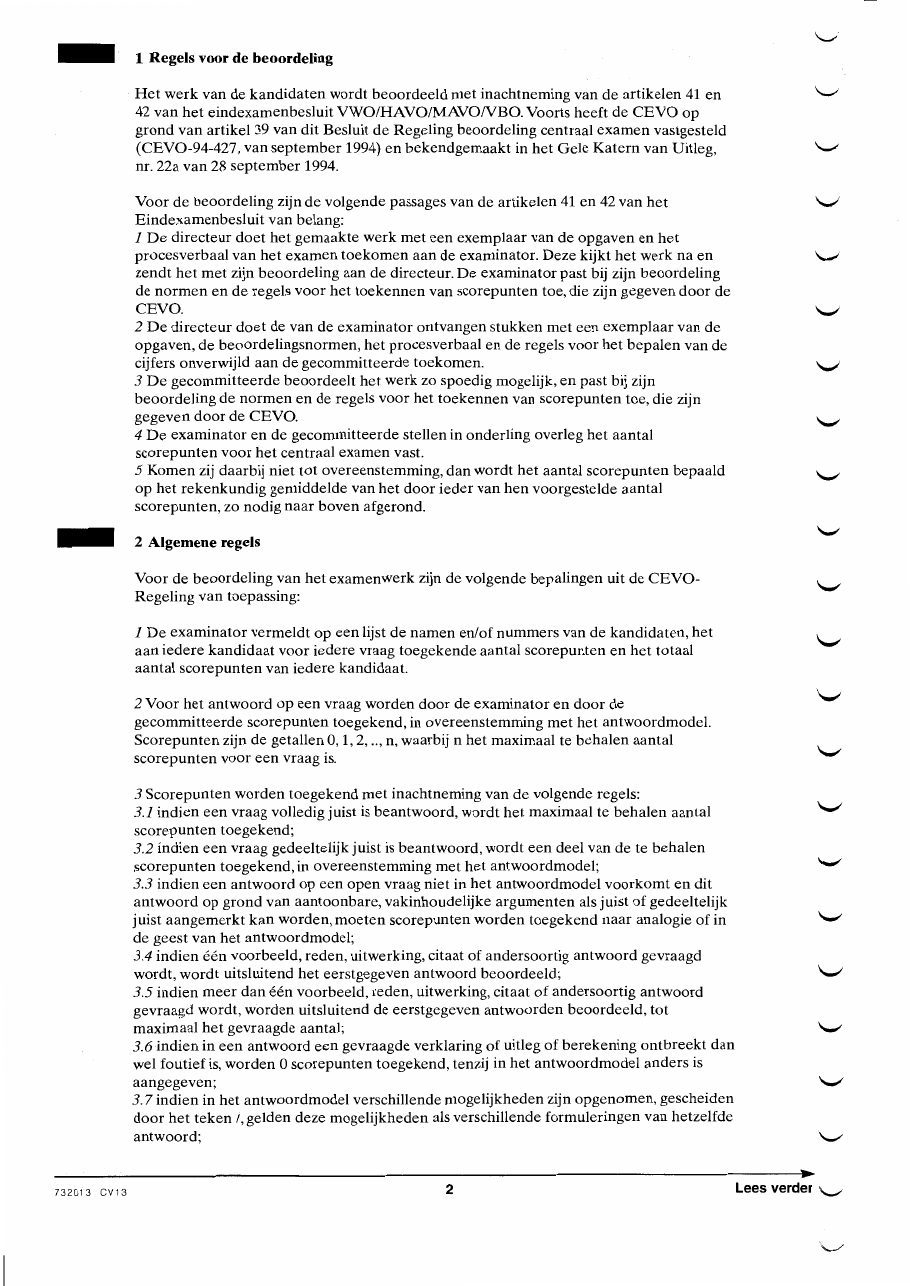 beoordelingsmodel bladzijde 2