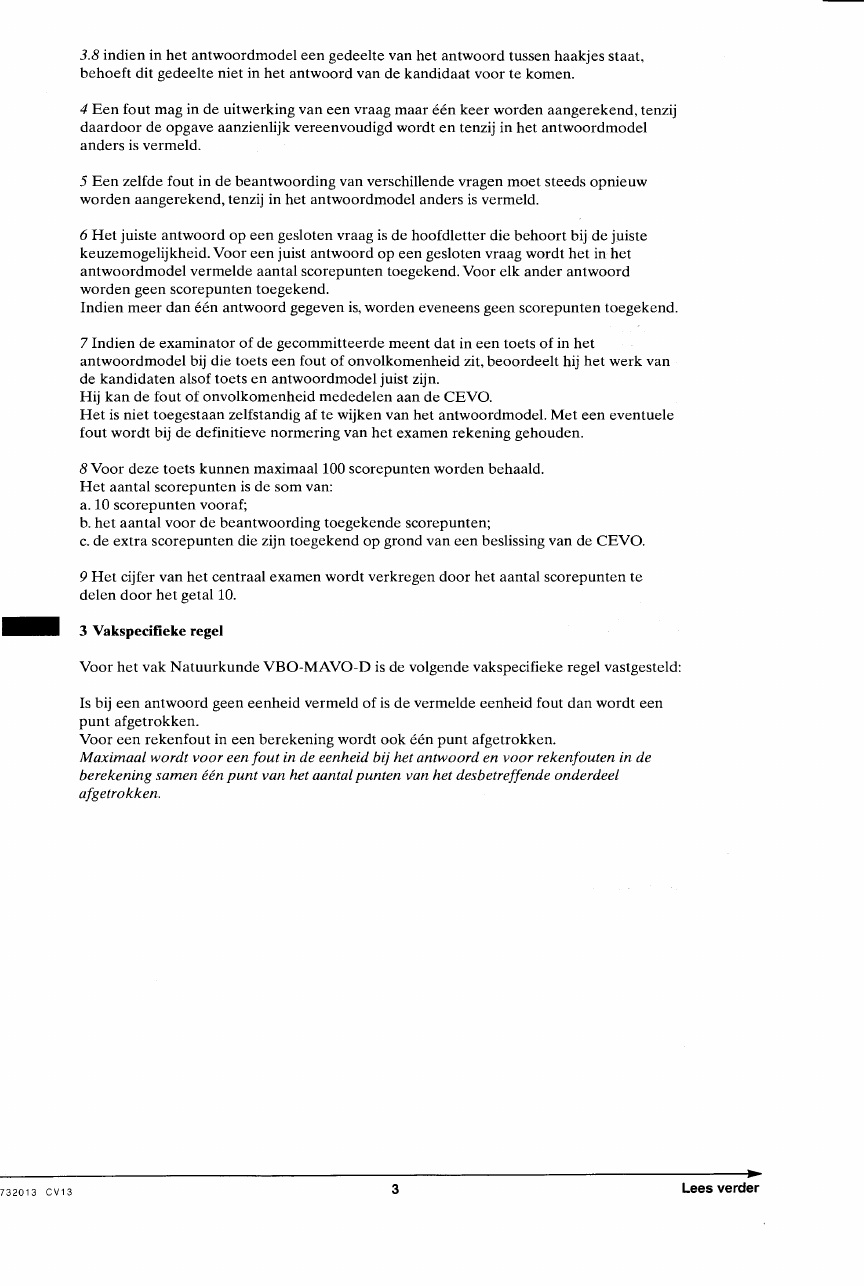 beoordelingsmodel bladzijde 3