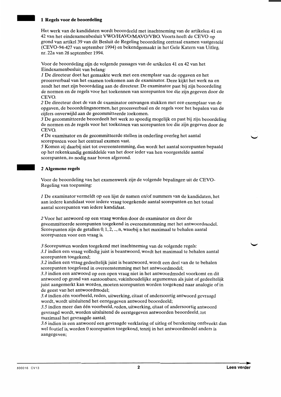 beoordelingsmodel bladzijde 2