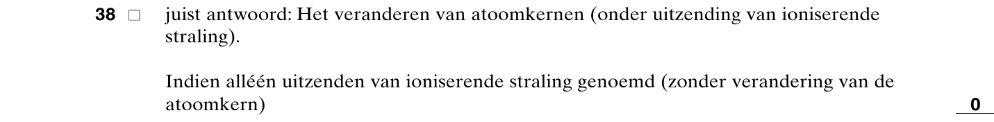 beoordelingsmodel vraag 38