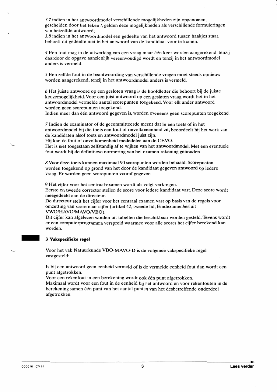 beoordelingsmodel bladzijde 3