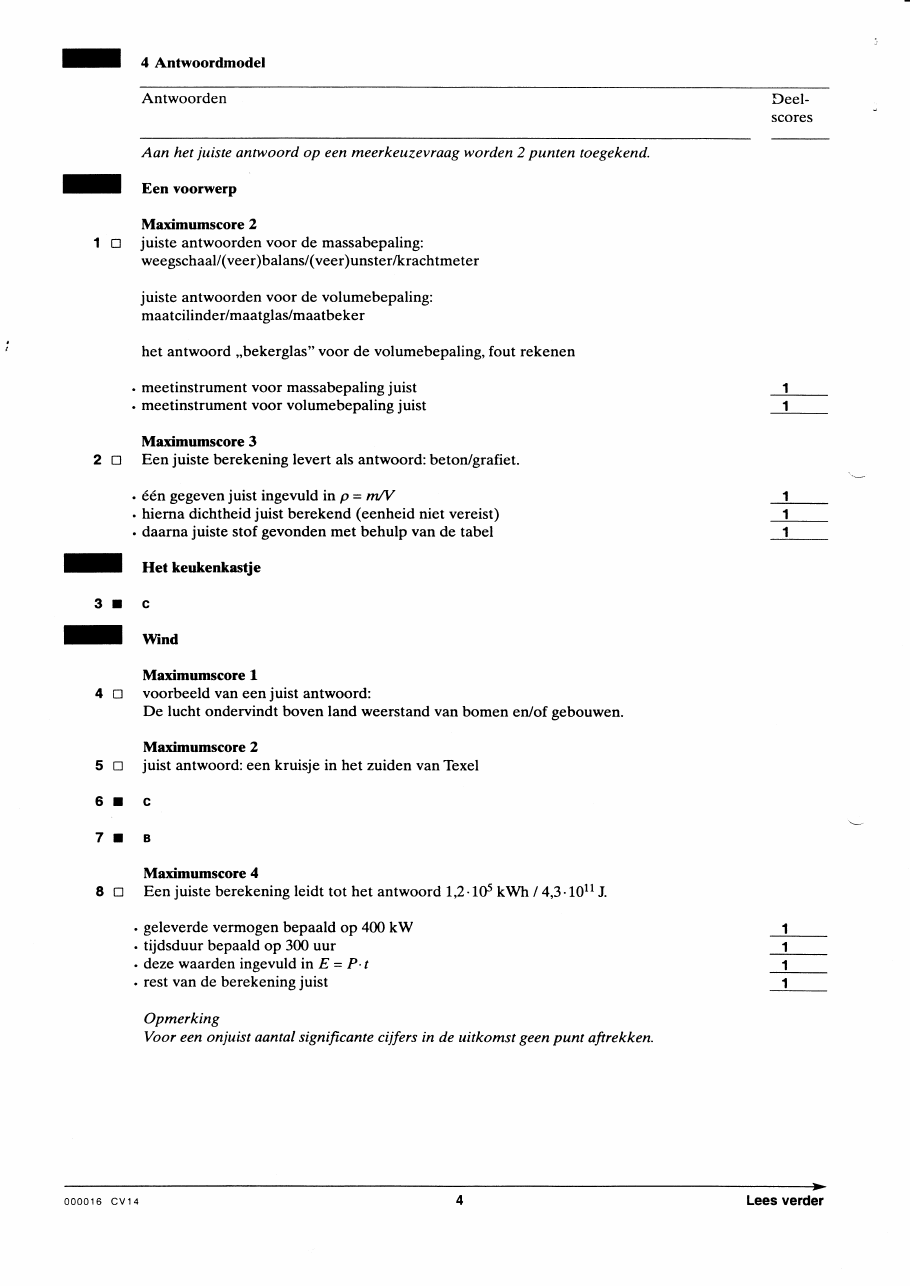 beoordelingsmodel bladzijde 4