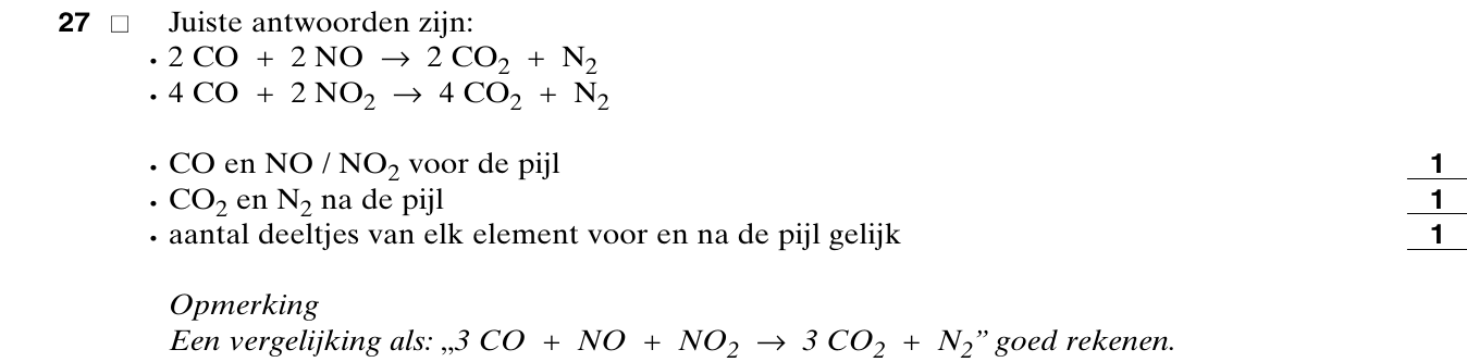 beoordelingsmodel vraag 27