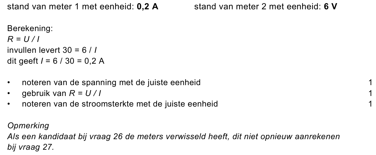beoordelingsmodel vraag 27