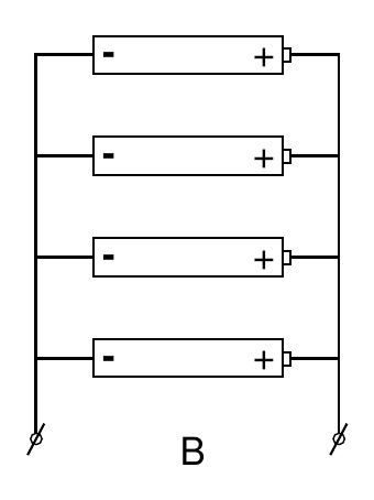- + - + - + - + B