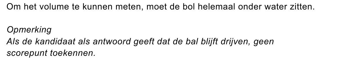 beoordelingsmodel vraag 1