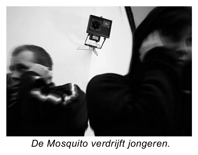 De Mosquito verdrijft jongeren.