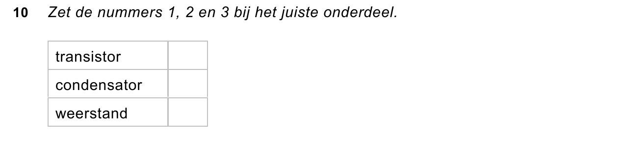uitwerkbijlage bij vraag 10
