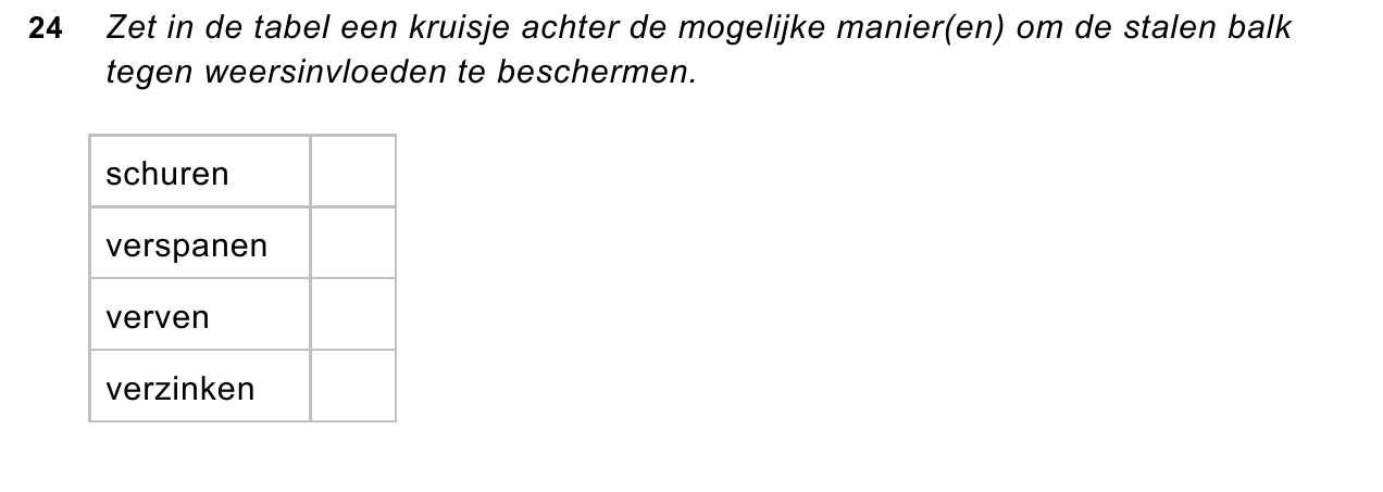 uitwerkbijlage bij vraag 24