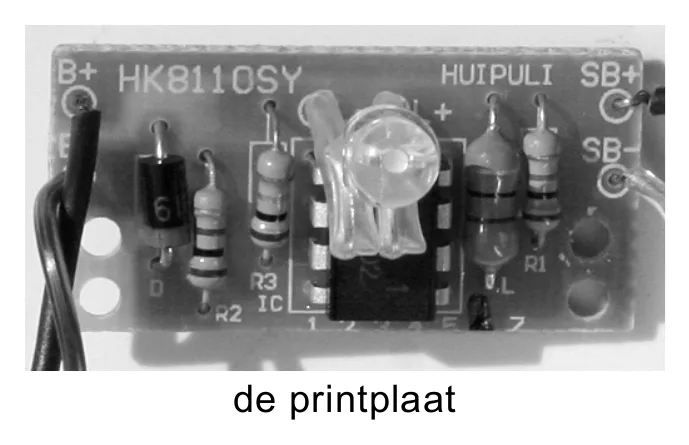 de printplaat
