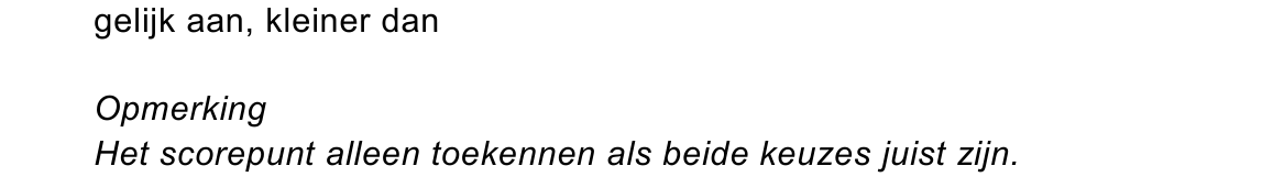beoordelingsmodel vraag 18