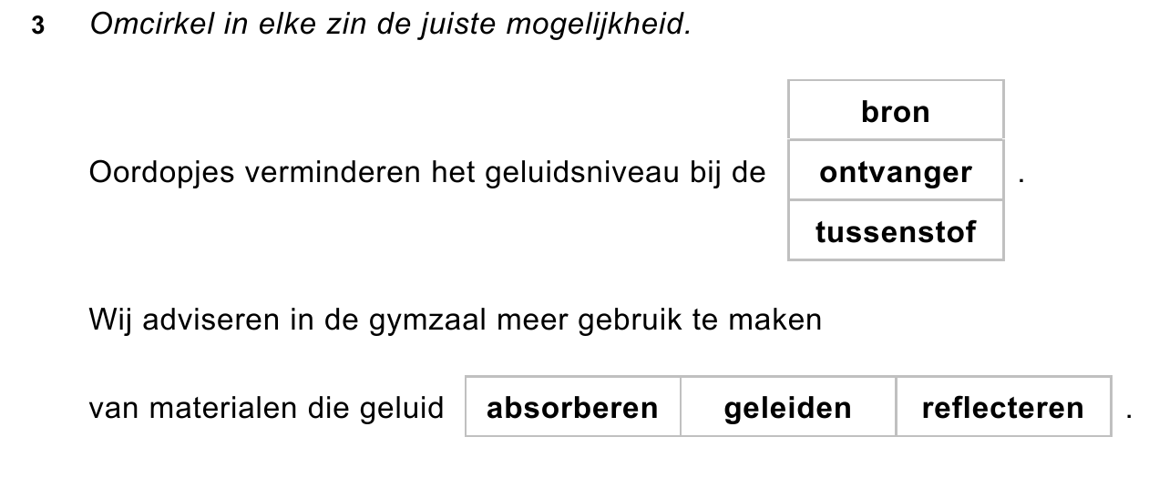 uitwerkbijlage bij vraag 3