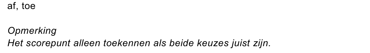 beoordelingsmodel vraag 5