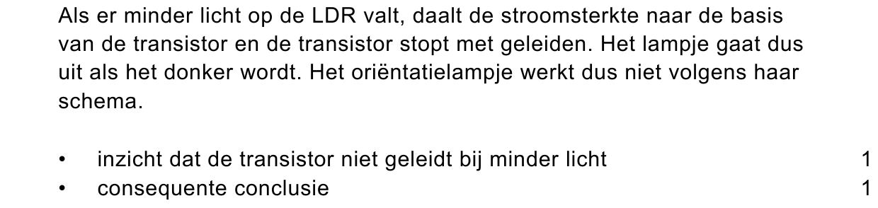 beoordelingsmodel vraag 43