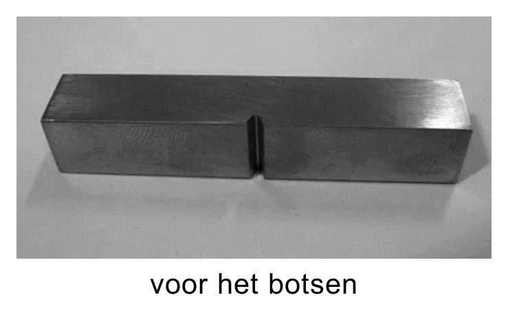 voor het botsen