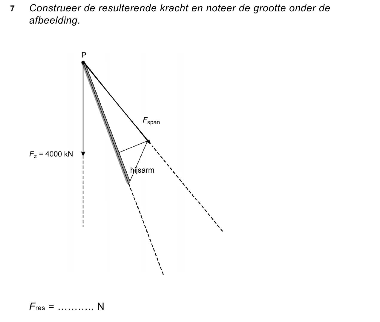 uitwerkbijlage bij vraag 7