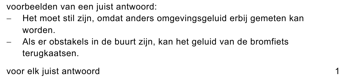 beoordelingsmodel vraag 15