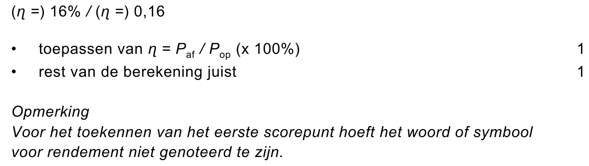 beoordelingsmodel vraag 33