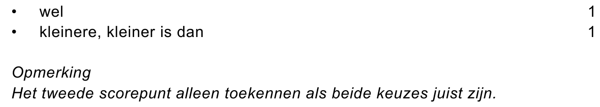 beoordelingsmodel vraag 6