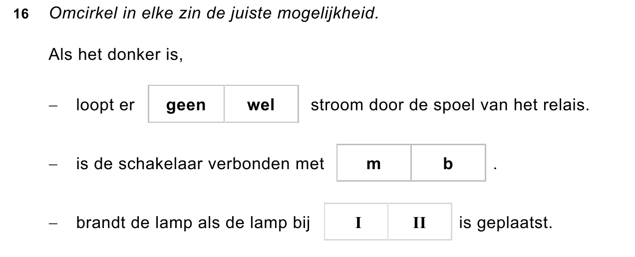 uitwerkbijlage bij vraag 16