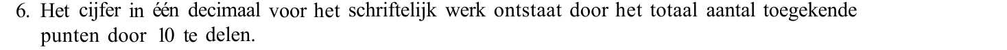 beoordelingsmodel vraag 6