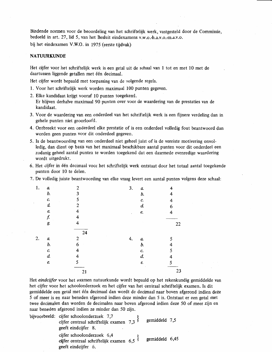 beoordelingsmodel bladzijde 1