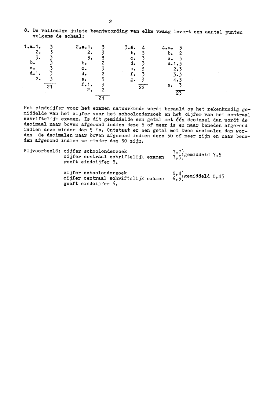 beoordelingsmodel bladzijde 2